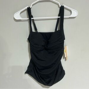 NWT Gibson Latimer BLACK swim Top size SMALL. MSRP 52. NEW WITH TAGS.